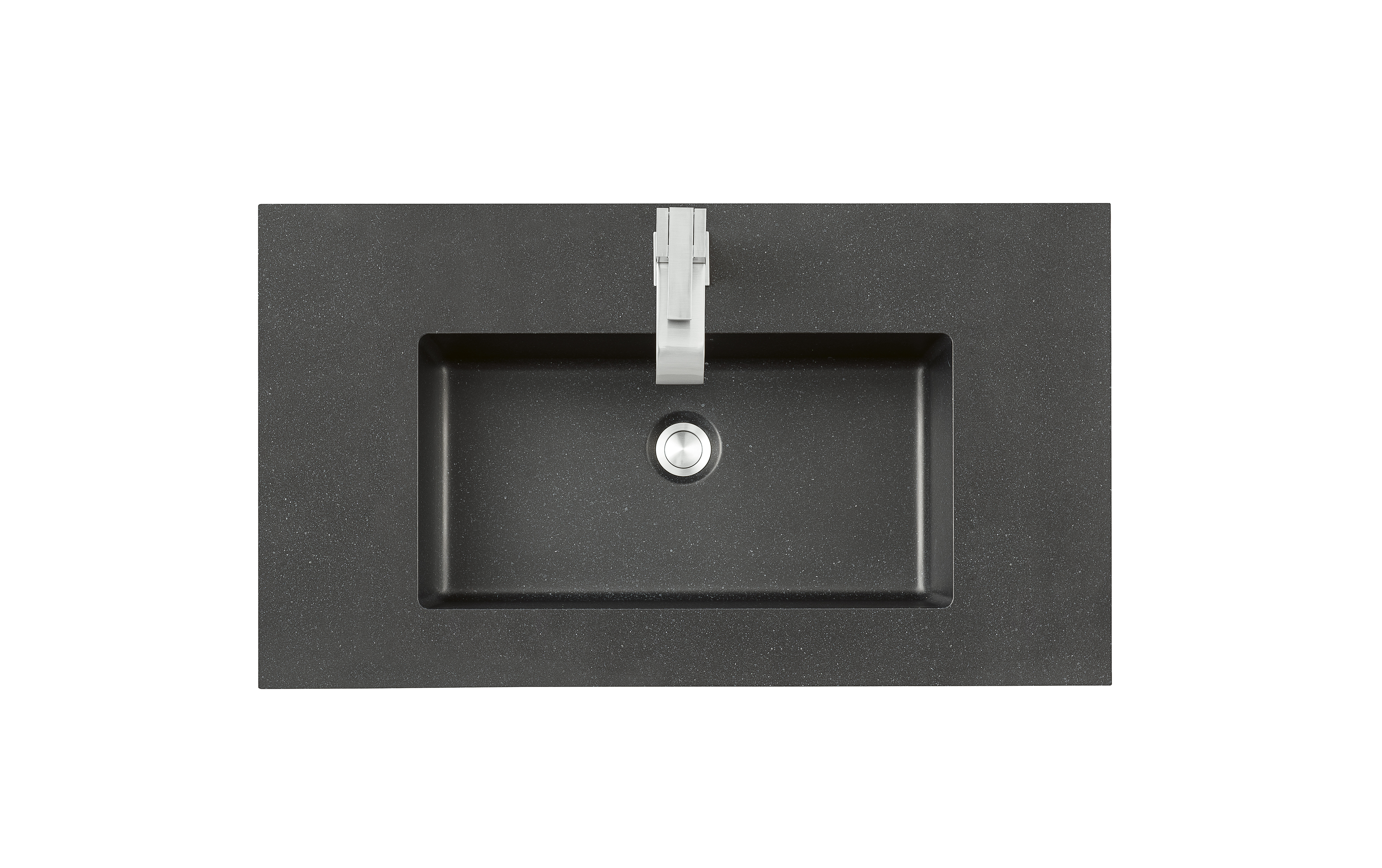 James Martin SWB-S31.5-CHB 31.5" Single Sink Top, Charcoal Black