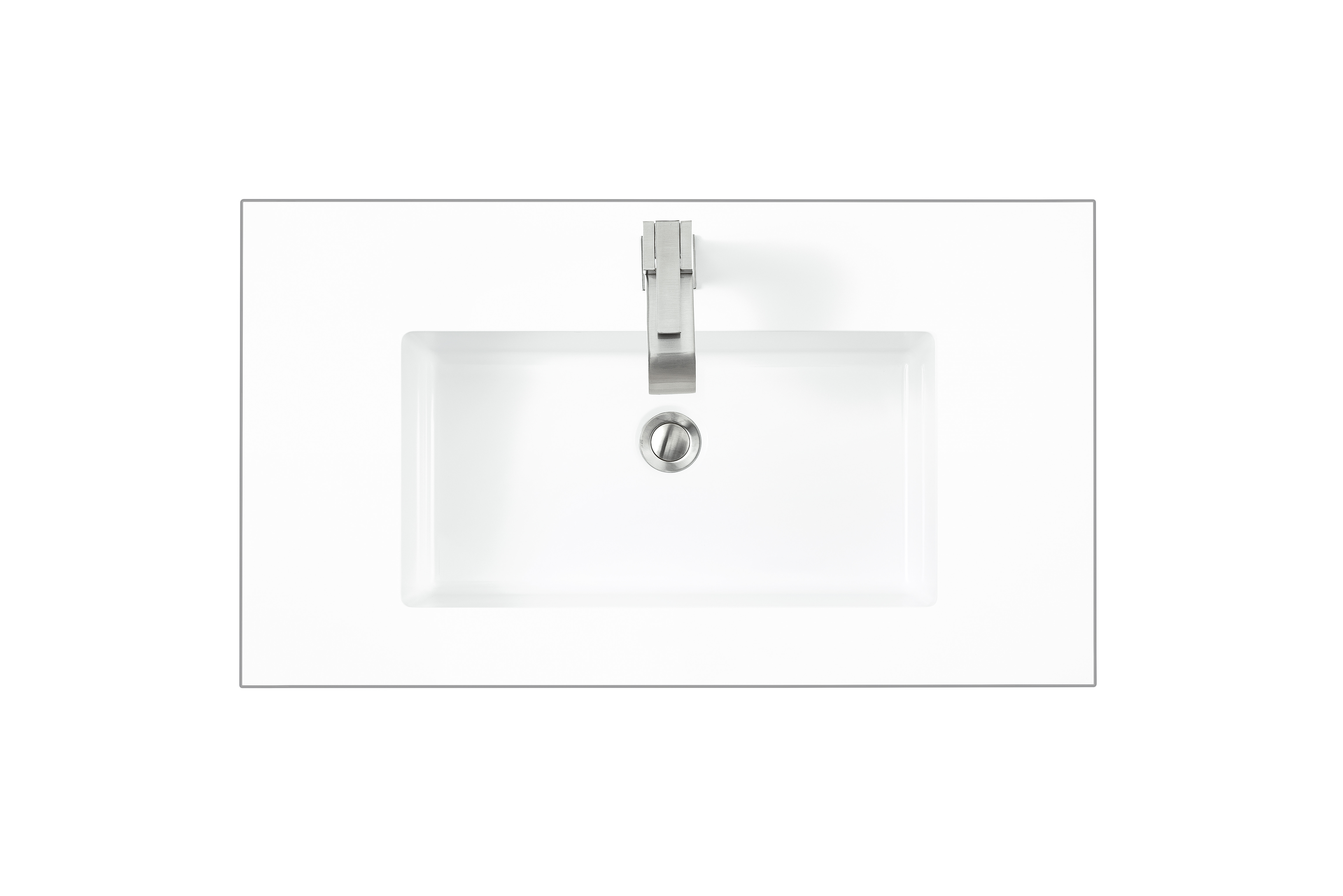 James Martin SWB-S31.5-GW 31.5" Single Sink Top, Glossy White