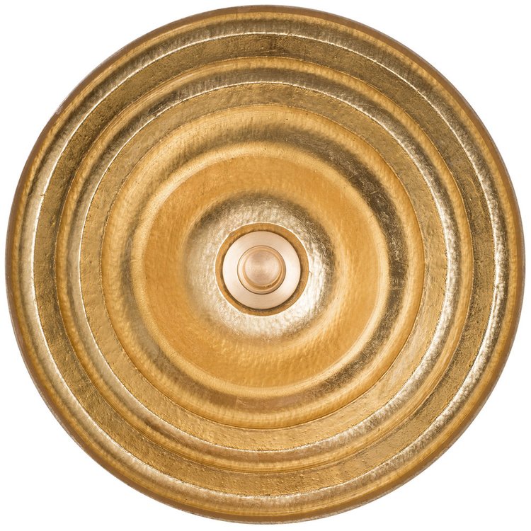 Linkasink AG04H-UM-GLD SOLID ÉGLOMISÉ Large Round - Glass with Gold