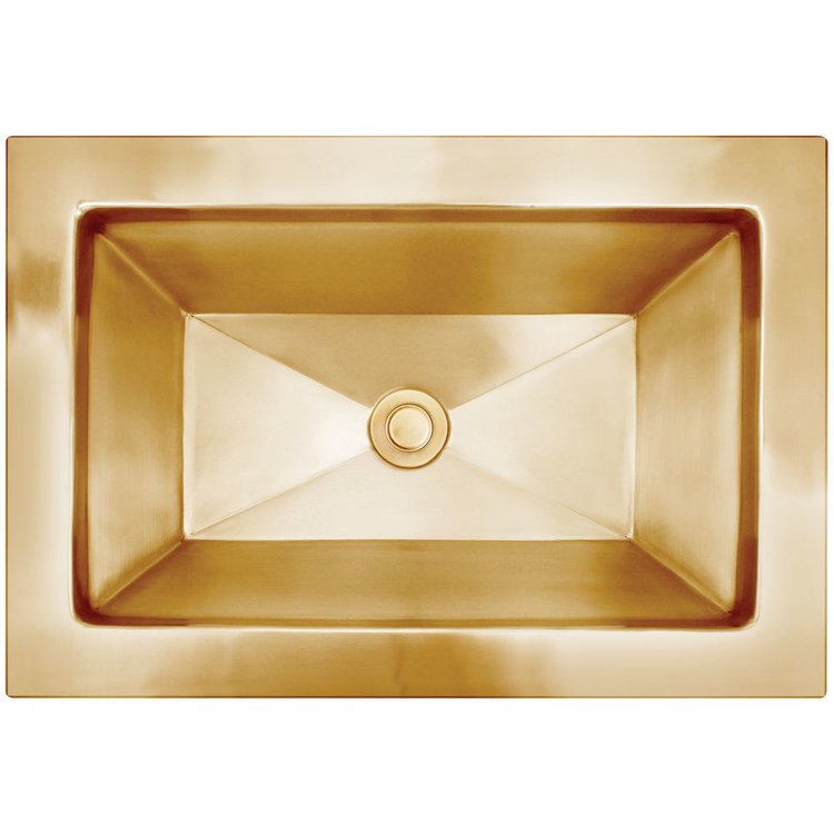 Linkasink B042 UB Yves Sink - Satin Unlacquered Brass
