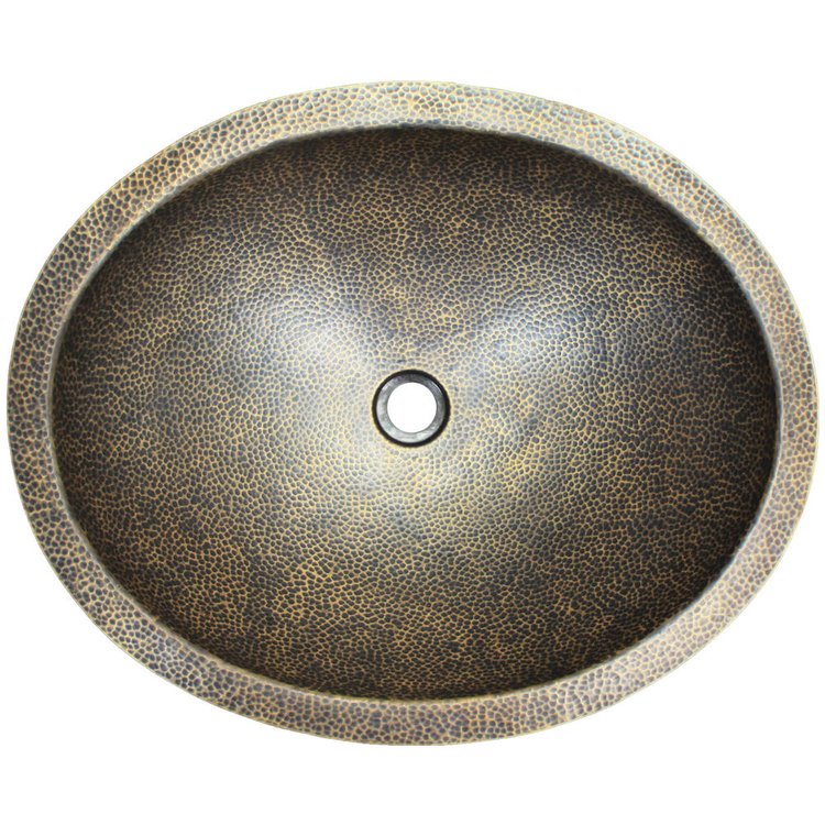 Linkasink BLD103 AB Oval Builder's Series - Antique Bronze