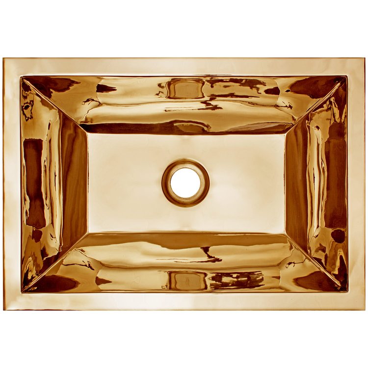 Linkasink BLD106-2 PB Coco Smooth Builder's Series - Polished Unlacquered Brass