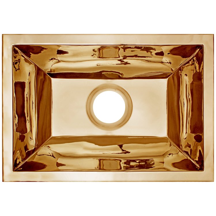 Linkasink BLD106-3.5 PB Coco Smooth Builder's Series - Polished Unlacquered Brass
