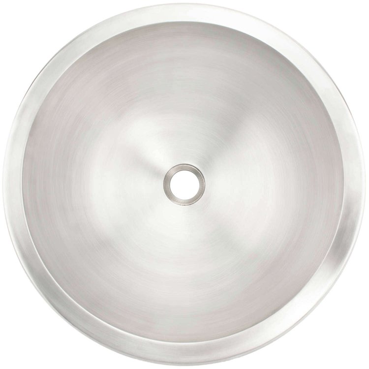 Linkasink BR001 WB Bronze Small Round Smooth - White Bronze - White Bronze