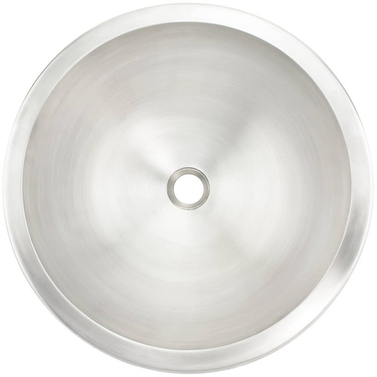 Linkasink BR003 WB Bronze Large Round Smooth - White Bronze - White Bronze