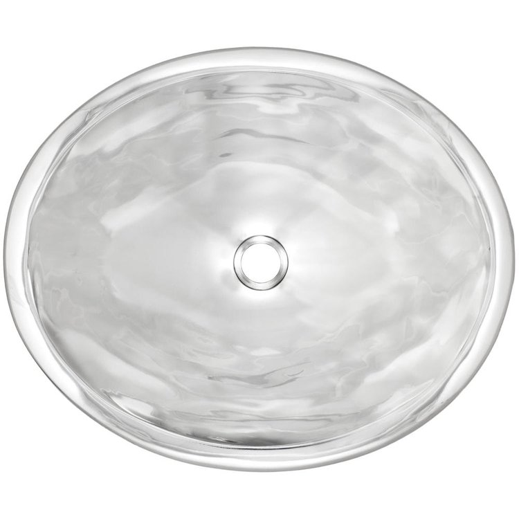 Linkasink BR005 P Bronze oval smooth - Polished White Bronze - Polished White Bronze