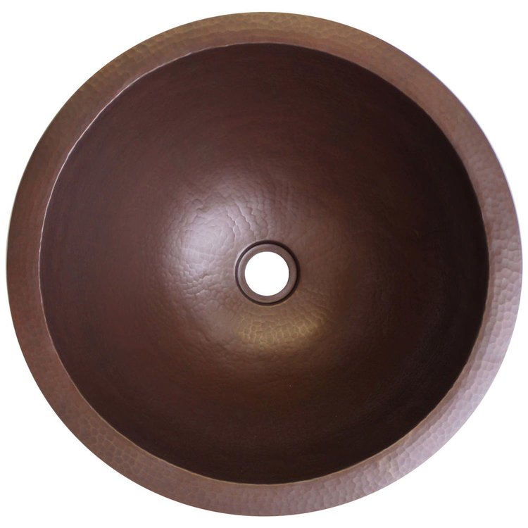 Linkasink C001 DB Hammered Small Round - Dark Bronze