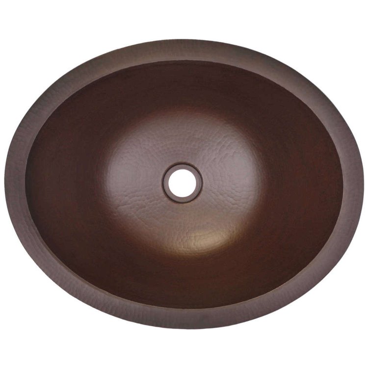 Linkasink C023 DB Hammered Small Oval - Dark Bronze