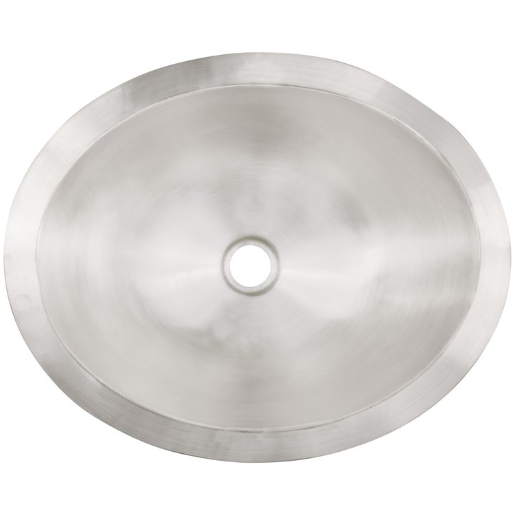 Linkasink CS023 SS Smooth Oval - Satin Stainless Steel