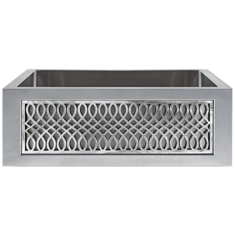 Linkasink PNL101 PS Panel - Lyre - Polished Stainless Steel - Polished Stainless Steel