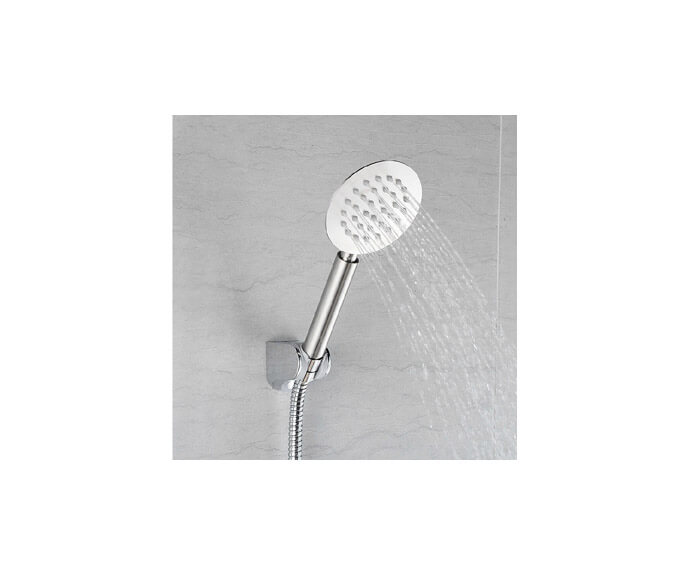 Mountain Plumbing MT10HS/PN Round Stainless Steel Bent Hand Shower - Polished Nickel
