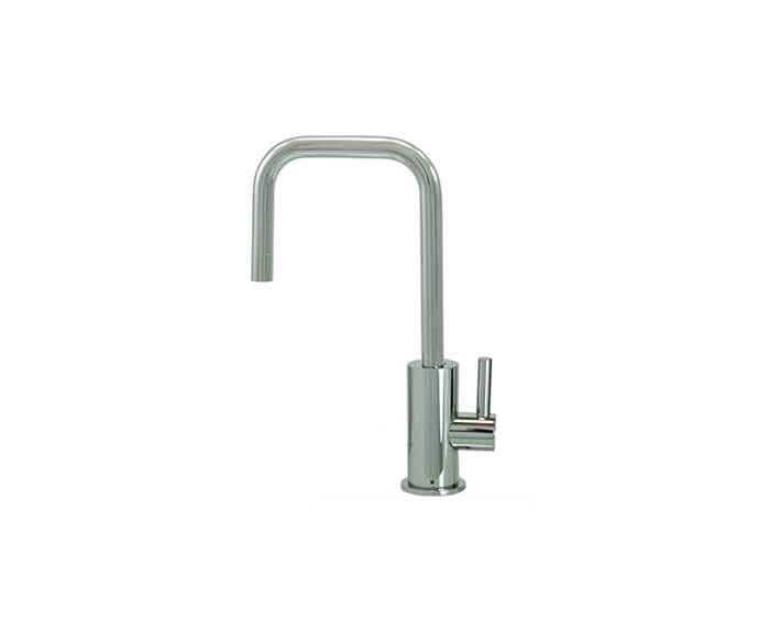 Mountain Plumbing MT1833-NL/BN Point-of-Use Drinking Faucet with Contemporary Round Body & Handle (90° Spout) - Black Nickel - Click Image to Close