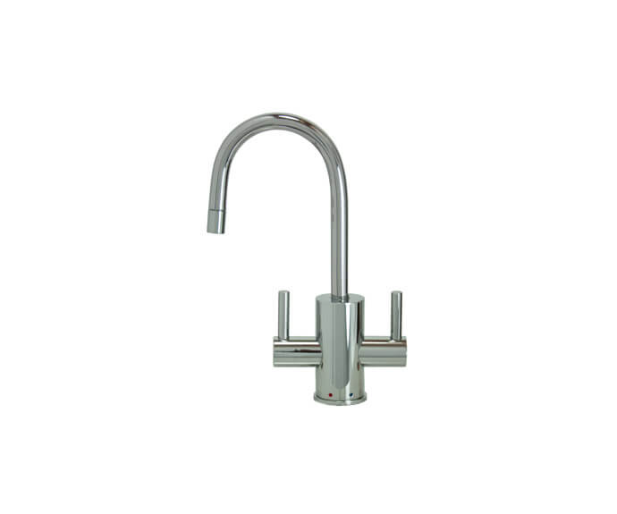 Mountain Plumbing MT1841-NL/ORB Hot & Cold Water Faucet with Contemporary Round Body & Handles - Oil Rubbed Bronze