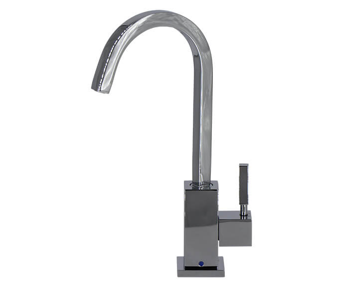 Mountain Plumbing MT1883-NL/CPB Point-of-Use Drinking Faucet with Contemporary Square Body - Polished Chrome - Click Image to Close