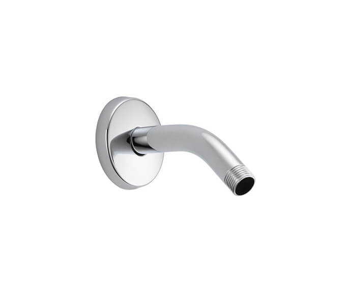 Mountain Plumbing MT20-6/BRN Shower Arm with 45° Bend (6″) - Brushed Nickel