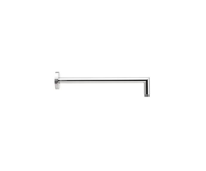 Mountain Plumbing MT24-16/BRN Round 90° Wall Rain Arm (16″) - Brushed Nickel