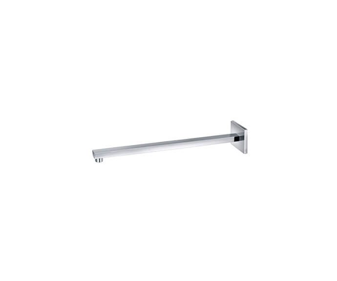 Mountain Plumbing MT27-16/BRN 16″ Rectangular Wall Rain Arm - Brushed Nickel