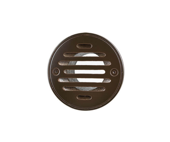 Mountain Plumbing MT507-GRID/BRN 4″ Round Solid Nickel Bronze Plated Grid Shower Drain - Brushed Nickel