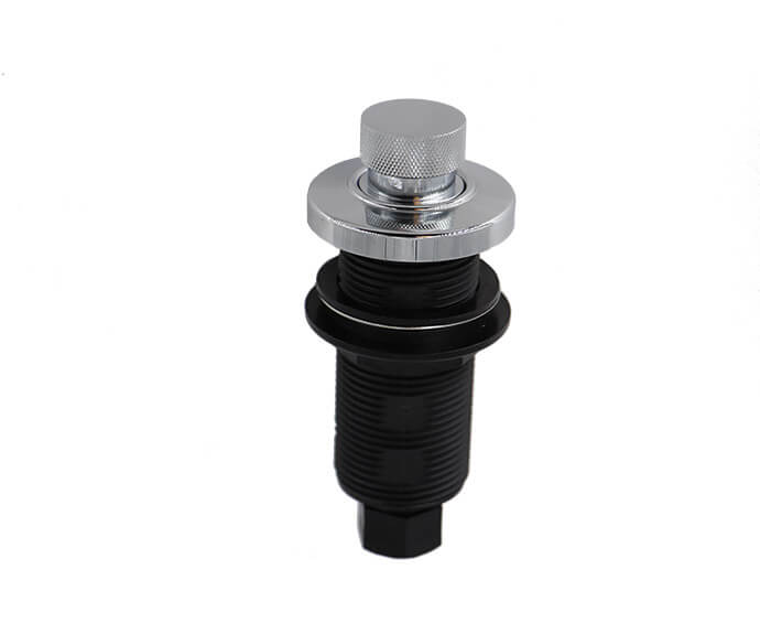 Mountain Plumbing MT959K/BRS Round Replacement “Deluxe” Knurled Raised Waste Disposer Air Switch Button - Brushed Stainless Steel