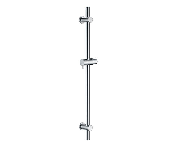 Mountain Plumbing MT9SR/BRN Mountain Re-Vive – Wall Mounted Shower Rail – Round - Brushed Nickel - Click Image to Close