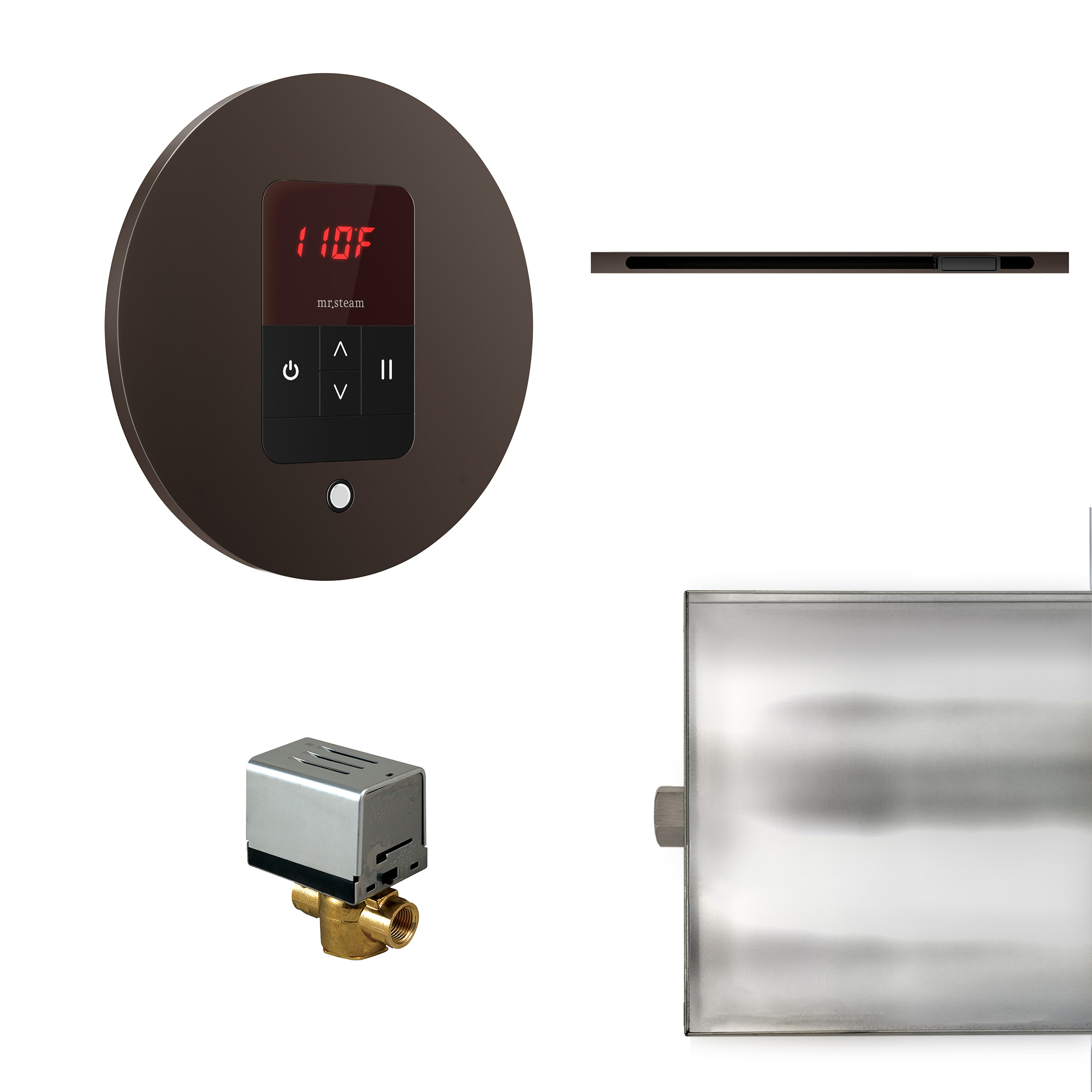 Mr Steam BBUTLERLRORB Basic Butler Linear Steam Generator Control Kit / Package in Round Oil Rubbed Bronze