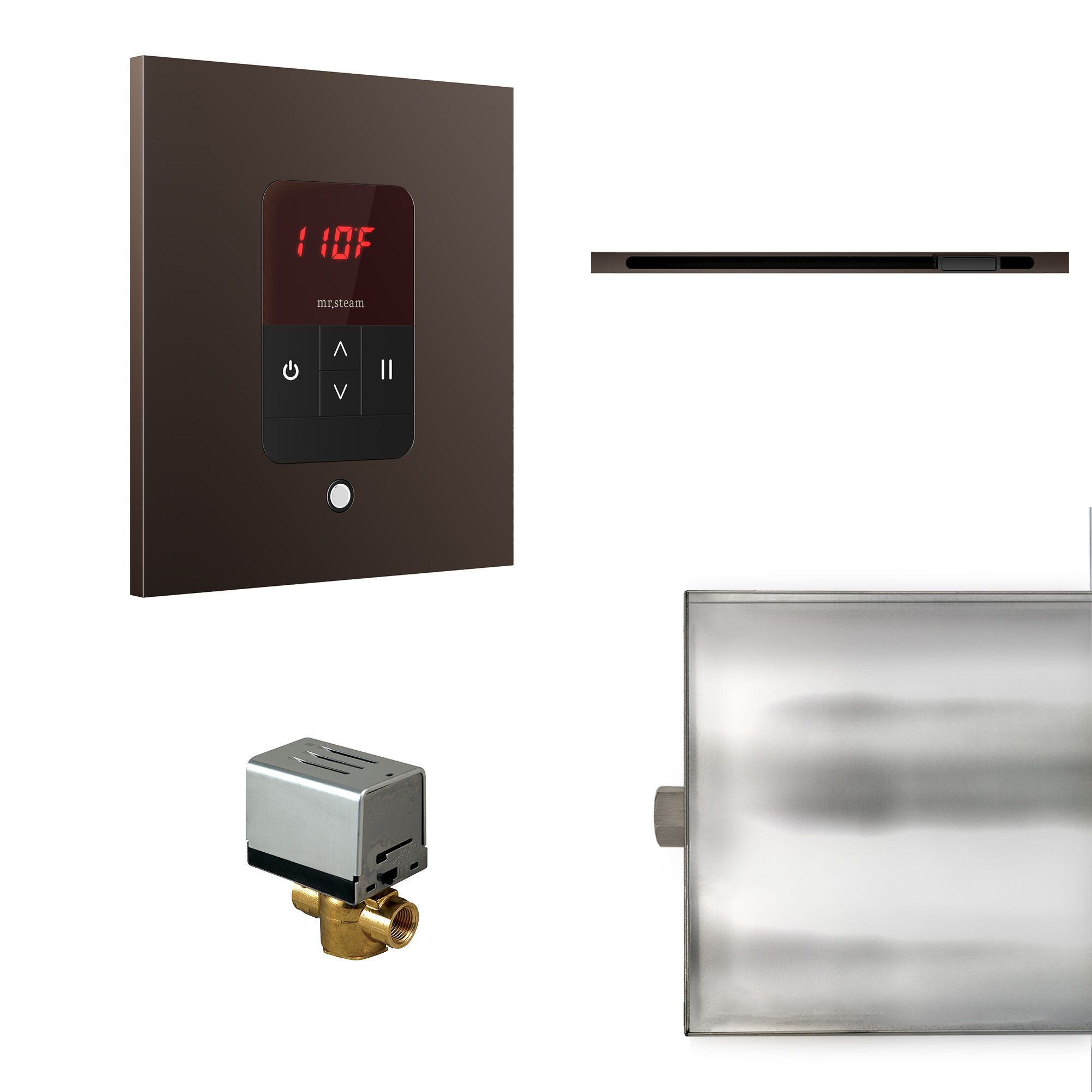 Mr Steam BBUTLERLSORB Basic Butler Linear Steam Generator Control Kit / Package in Square Oil Rubbed Bronze