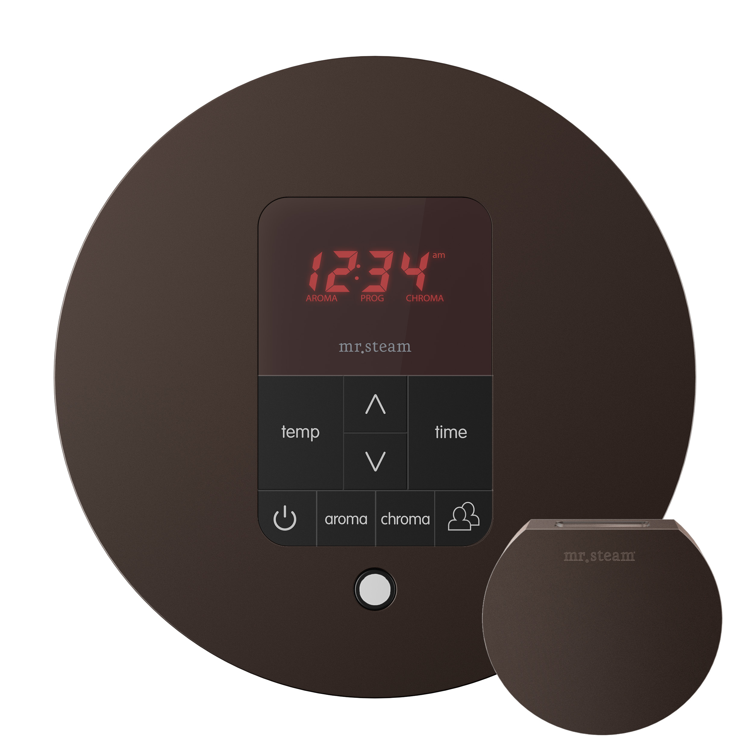 Mr Steam MSITPLUSRD-ORB iTempoPlus Round Steam Shower Control in Oil Rubbed Bronze