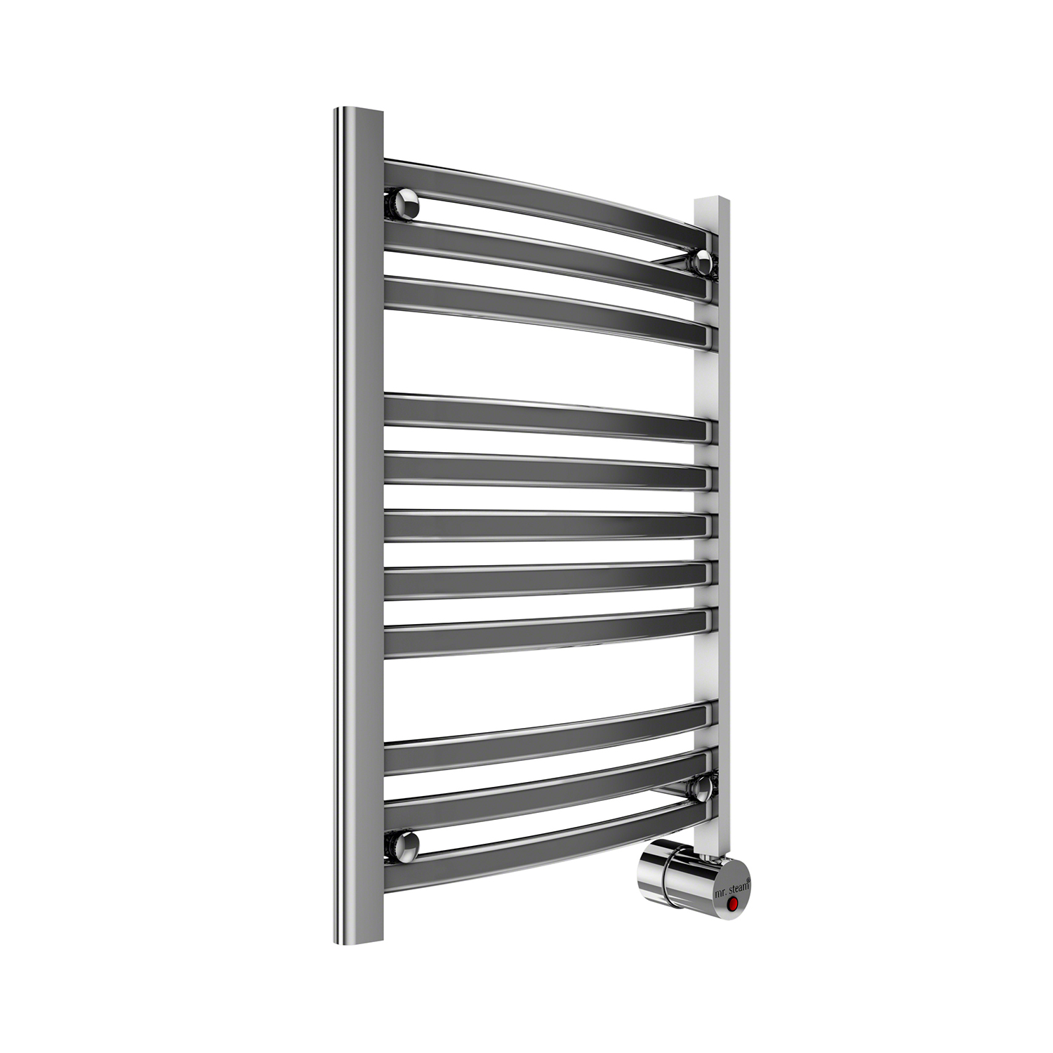 Mr Steam W228TPC Broadway Collection 11-Bar Wall-Mounted Electric Towel Warmer with Digital Timer in Polished Chrome