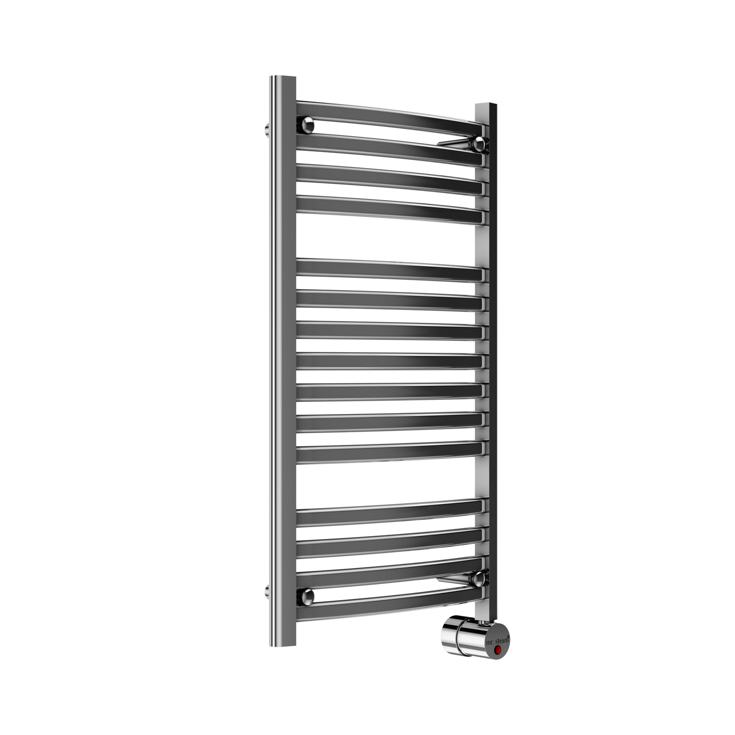 Mr Steam W236TPC Broadway Collection 13-Bar Wall-Mounted Electric Towel Warmer with Digital Timer in Polished Chrome