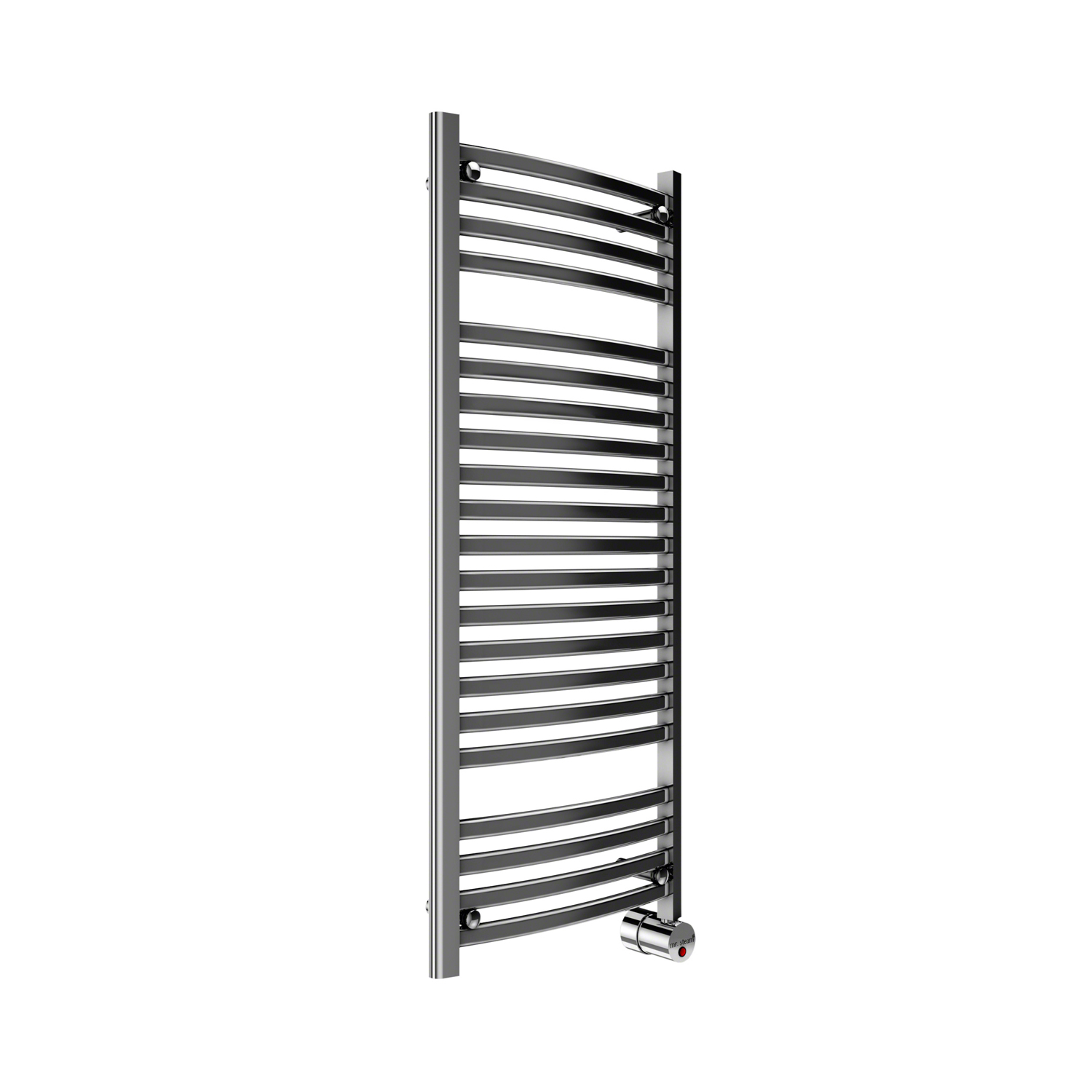 Mr Steam W248TPC Broadway Collection 21-Bar Wall-Mounted Electric Towel Warmer with Digital Timer in Polished Chrome
