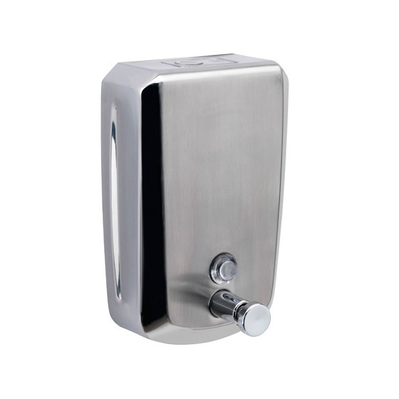 Nameeks 2082 Gedy Wall Mounted Stainless Steel 1200 ml Soap Dispenser - Chrome - Click Image to Close