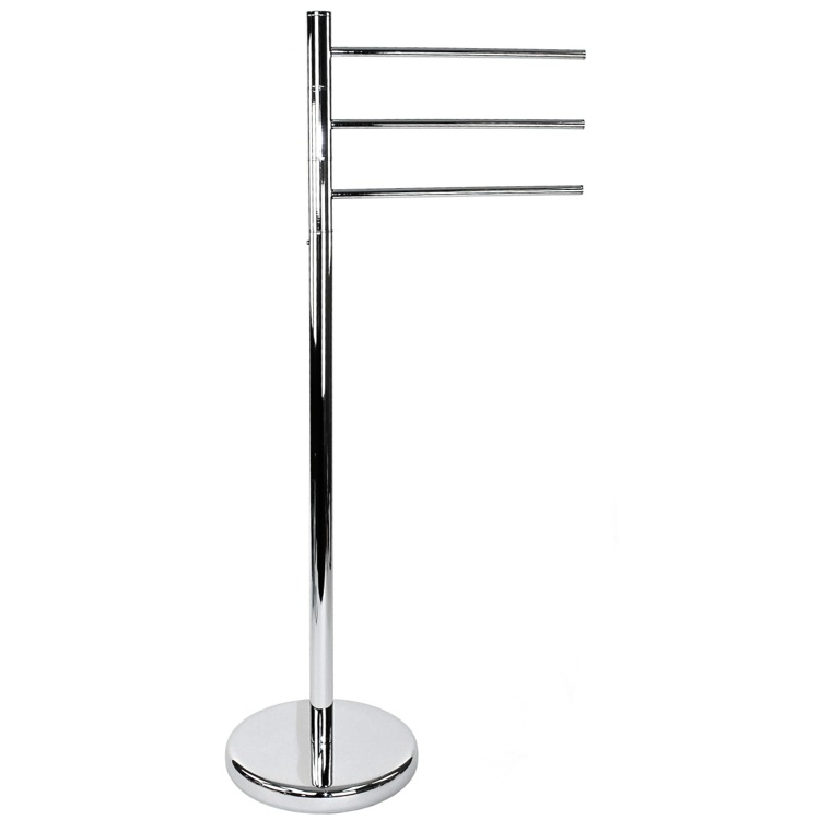 Nameeks 2731-13 Gedy Free Standing Chrome Towel Stand - Chrome - Click Image to Close