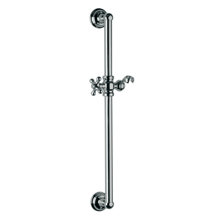 Nameeks 317L-CR Remer Round Brass Sliding Rail Available in 8 Finishes - Chrome
