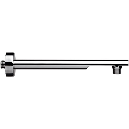 Nameeks 348N-30-15 Remer 12 Inch Wall-Mounted Deluxe Unique Shower Arm - Matte Black