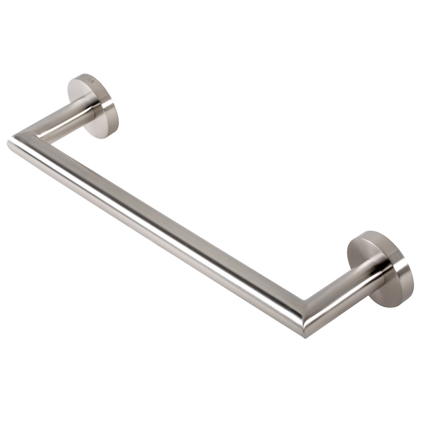 Nameeks 6506-05 Geesa 12 Inch Stainless Steel Shower Grab Bar - Brushed Nickel - Click Image to Close