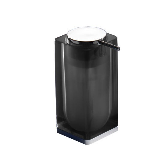 Nameeks 7381-14 Gedy Square Counter Soap Dispenser - Black