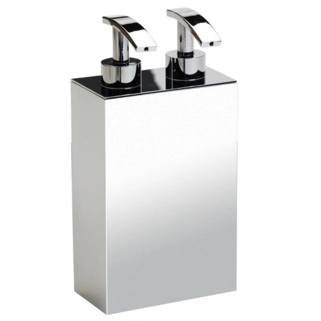 Nameeks 90104-CR Windisch Squared Chrome Soap Dispenser with Two Pump(s) - Chrome