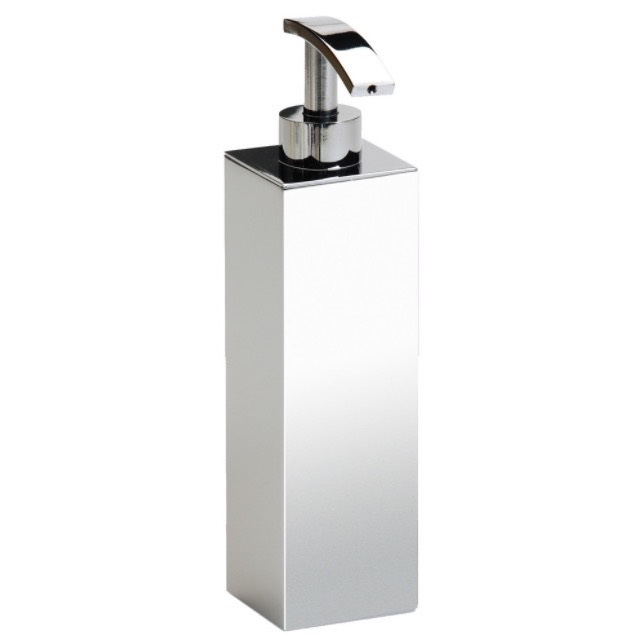 Nameeks 90122-CR Windisch Wall Mounted Tall Square Brass Soap Dispenser - Chrome