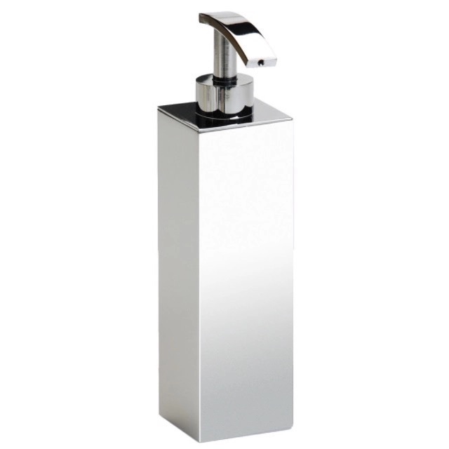 Nameeks 90122-O Windisch Wall Mounted Tall Square Brass Soap Dispenser - Gold