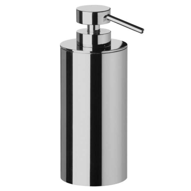 Nameeks 90416-CR Windisch Rounded Tall Brass Soap Dispenser - Chrome