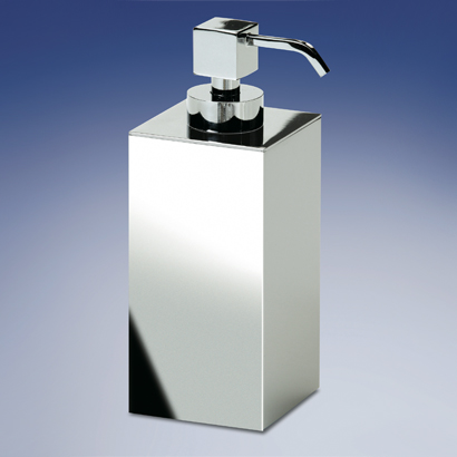 Nameeks 90419-CR Windisch Square Contemporary Brass Soap Dispenser - Chrome