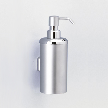 Nameeks 90427-CR Windisch Wall Mounted Rounded Brass Soap Dispenser - Chrome