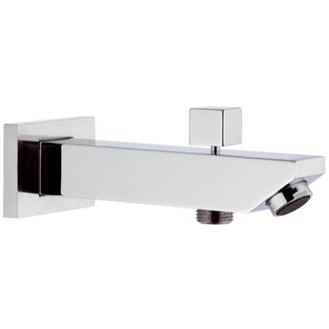 Nameeks 91SD-CR Remer Square Tub Spout With Diverter - Chrome