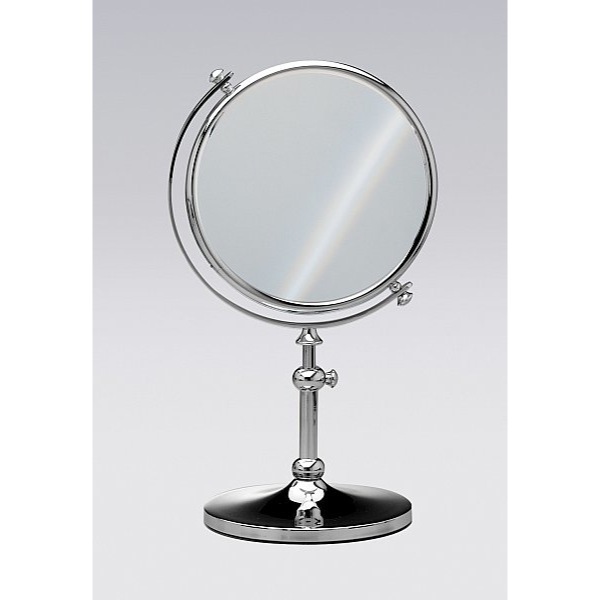 Nameeks 99111-CR-3x Windisch Free Standing Brass Mirror With 3x Magnification - Chrome