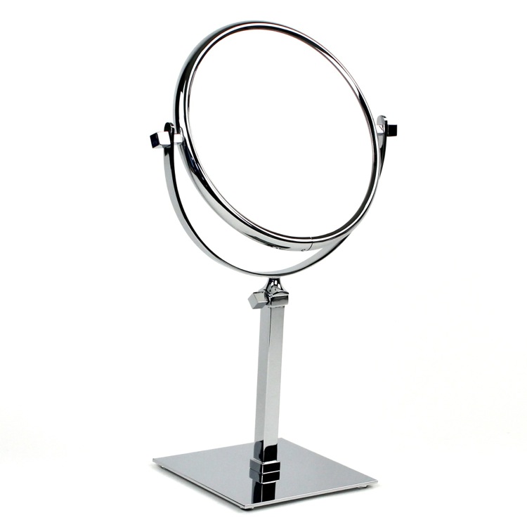 Nameeks 99135-CR-3x Windisch Pedestal 3x Brass Double Face Magnifying Mirror - Chrome