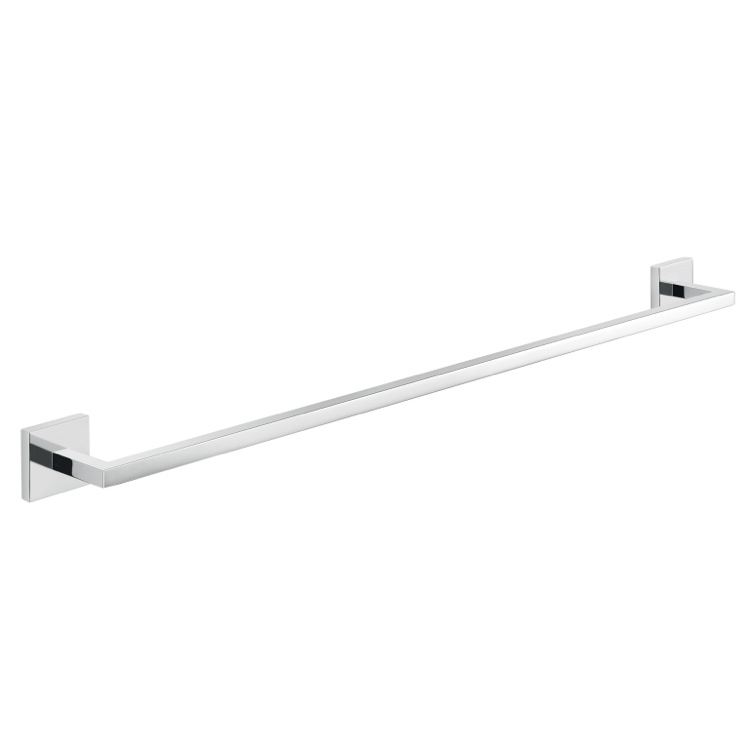 Nameeks A021-60-13 Gedy Contemporary Wall Mounted 25 Inch Rectangular Towel Bar - Chrome