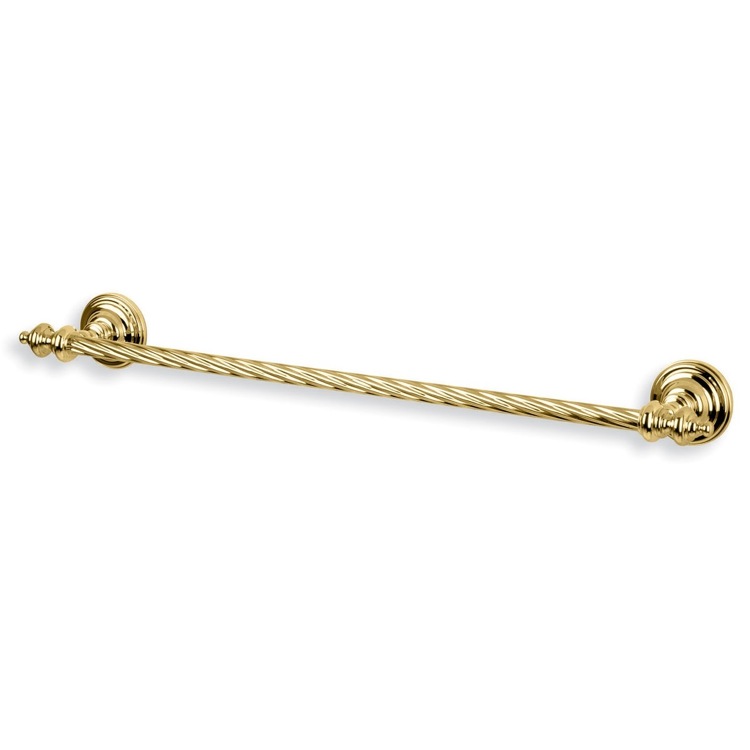Nameeks G05-16 StilHaus 24 Inch Gold Classic-Style Brass 24 Inch Towel Bar - Gold