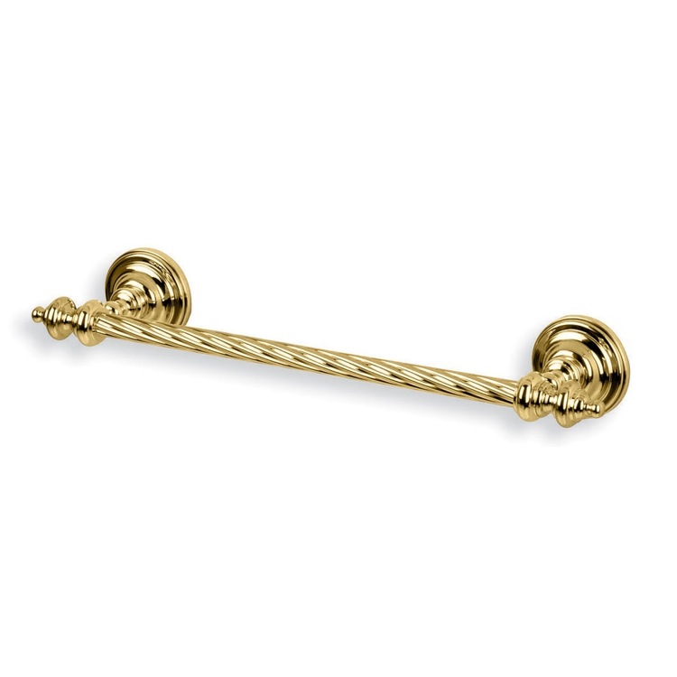 Nameeks G06-16 StilHaus Gold 16 Inch Classic-Style Brass Towel Bar - Gold