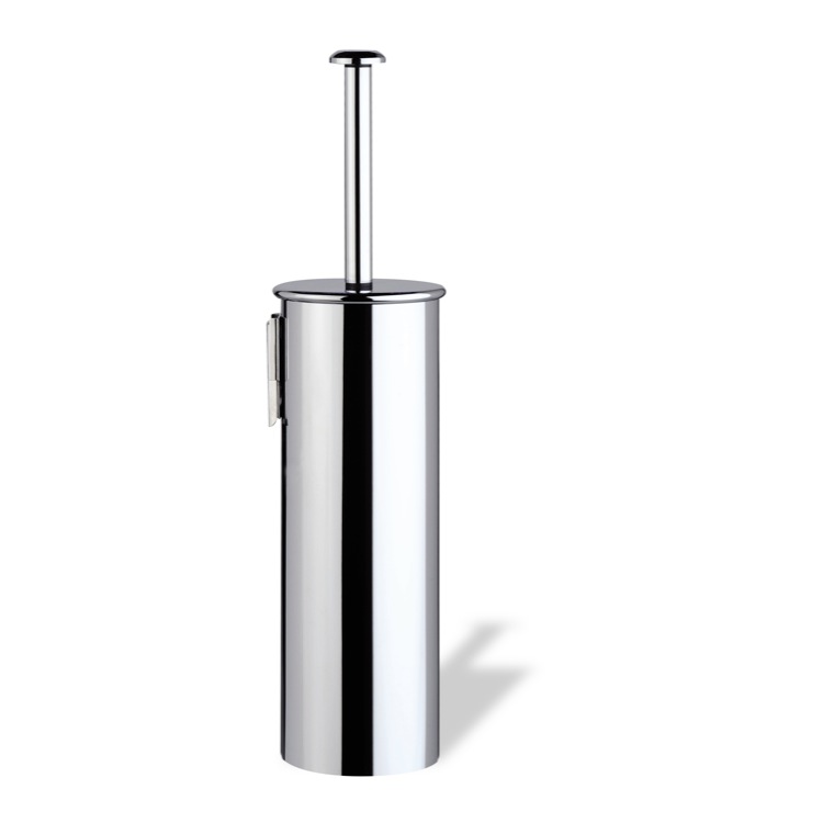 Nameeks H039M-08 StilHaus Wall Mounted Rounded Chrome Toilet Brush Holder - Chrome