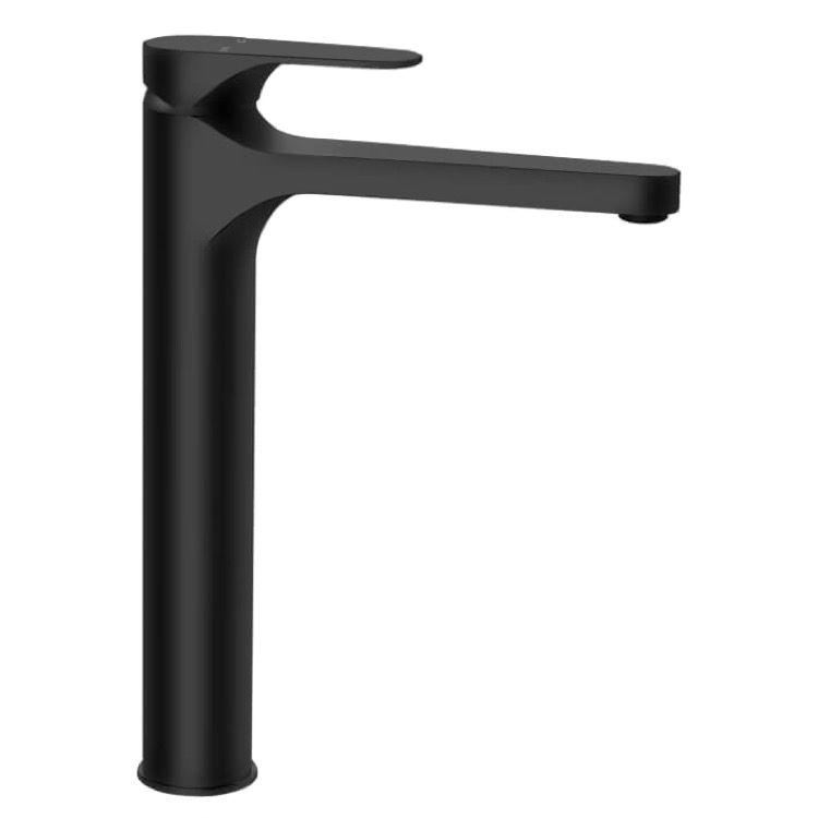 Nameeks L10LXLUSNL-NO Remer Matte Black Round Vessel Sink Faucet - Matte Black